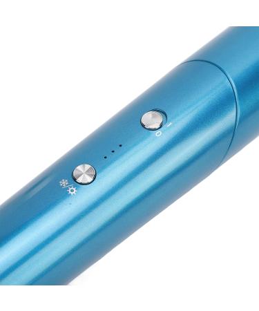 Portable Blow Dryer Cordless Hair Dryer Hot Cold Air Adjustable Rechargeable 57 C Thermostat Foldable for Outdoor Camping (Blue) - Buy Online on SooperMarket.com