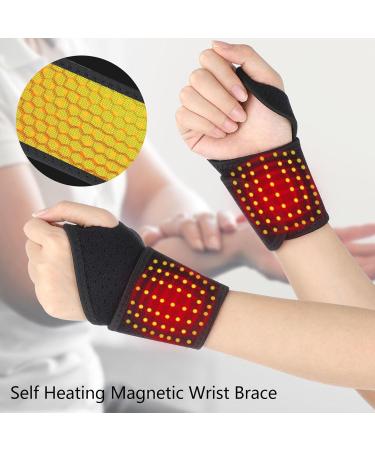 Magnetic Self-Warming Wristwear | Wrist Protection & Compression Cuff for Men & Women - Reduces Symptoms & Keeps Warm - Buy Online on SooperMarket.com