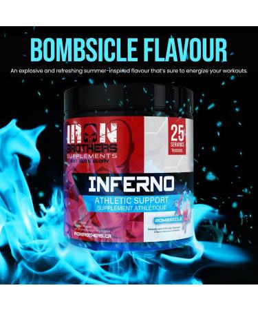 Iron Brothers Supplements - Inferno Weight Loss Supplements for Women & Men | Detox for Weight Loss and Belly Fat Thermogenic Support - Workout Supplement | Help Cognitive Health Increases Energy Bombsicle - Buy Online on SooperMarket.com