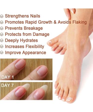 7 Days Nail Growth and Strengthening Serum Nail Serum for Strength and Growth Nail Repair Essence Serum - Buy Online on SooperMarket.com