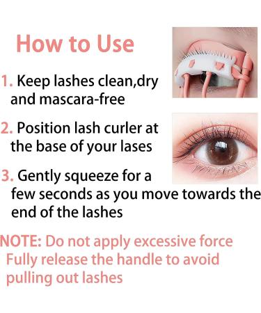 YADESQEF Eyelash Curler with Built-in Comb - Detachable, Durable Carbon Steel Body | Tightens Lashes in Seconds - Buy Online on SooperMarket.com