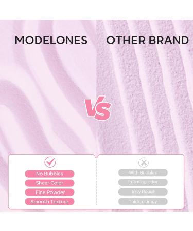 Modelones Acrylic Nail Kit - Clear White & Pink Powder Set with Rhinestone Glue & Brush | Perfect Starter Kit for Acrylic Nail Extensions - Buy Online on SooperMarket.com