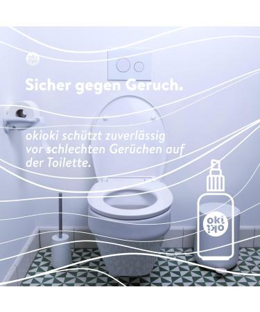 Okioki Toilet Spray 3x75ml | Natural Fragrance & Cleaning | Vegan Essential Oils | Up to 450 Applications - Buy Online on SooperMarket.com