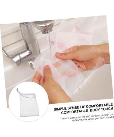 Baluue 40pcs Soap Bag Soap Net Foaming Net Bar Soap Face Soap Mesh Cosmetic Bag Soap Bar Foamer Bag Nylon 12x9.5cm Random Color - Buy Online on SooperMarket.com