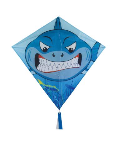 in The Breeze 30 Inch Graphic Diamond Kite Shark