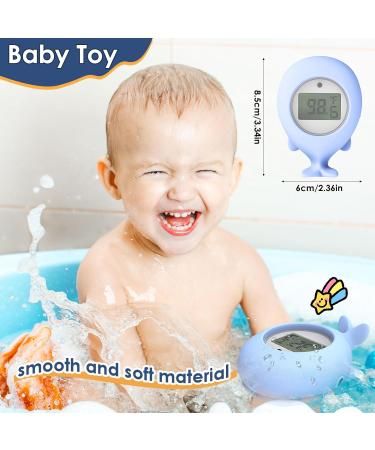 Waterproof Floating BPA-Free Digital Baby Bath Thermometer with Mute Alarm - Bath Time Toy - Buy Online on SooperMarket.com