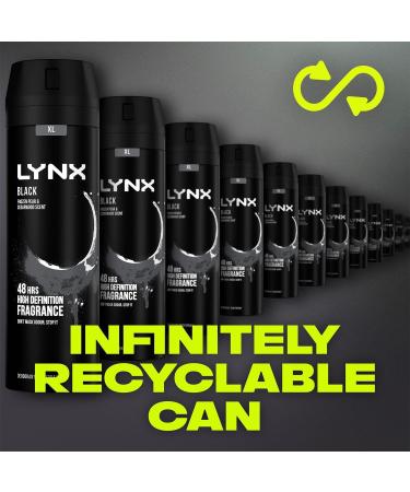 Lynx Black Bodyspray 200 ml x 5 pack - Buy Online on SooperMarket.com
