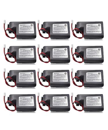 12 Pack 6V MR-BAT6V1SET 2CR17335A WK17 Battery for M80 Driver J4 servo System 1800mAh with White Plug