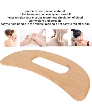 3-Piece Beech Wooden Gua Sha Board Set - Therapeutic Scraping Massager for Body Shaping & Muscle Relief - Buy Online on SooperMarket.com