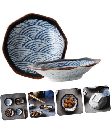 Zerodeko 2pcs Vintage Sauce Dish Dipping Sauce Plate Condiment Bowls Sushi Plushie Dipping Dishes Small Side Dish Japanese Dishes & Plates Appetizer Plate Flavor Dish Tableware Ceramics - Buy Online on SooperMarket.com