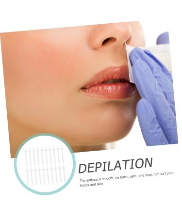 Frcolor 110st Nose Hair Removal PP Stick - Plastic Nose Wax Applicator & Trimmer Clean Wax Sticks 7.00x1.50cm - Shop Internationally! - Buy Online on SooperMarket.com