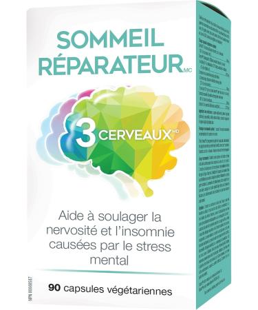 Three brains - Restful Sleep 90 veg capsules - Buy Online on SooperMarket.com