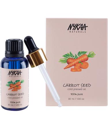 Nykaa Naturals 100 Percent Pure Cold Pressed - Carrot Seed For Women 1 oz Oil - Buy Online on SooperMarket.com