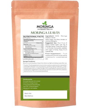 Moringa Mantra Moringa Herbal Tea Perfect in Salads Soups Drumstick or Ben Tree Leaves 250 grams 250 g (Pack of 1) - Buy Online on SooperMarket.com