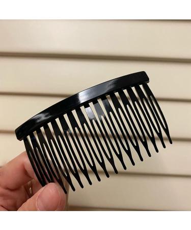 6PCS Strong Hold French Twist Hair Combs Slides Set for Women - Black - Buy Online on SooperMarket.com