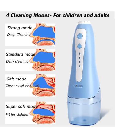 Neti Pot Portable Electric Nose Cleaner Cordless Pulsating Nasal Irrigation Sinus Rinse System Nasal Sinus Rinse for Adult & Kid Sinus & Allergy Relief - Buy Online on SooperMarket.com