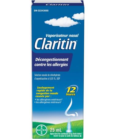Claritin Allergy Decongestant Nasal Spray Fast Acting Relief 25ml - Buy Online on SooperMarket.com