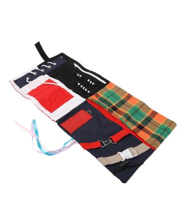 Elderly Dementia Blanket Dementia Decompression Blanket Calming Dementia Sensory Motor Aids Fidget Blanket for Dementia Calming Comforting Activities for Adults with Dementia