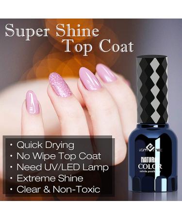 DR.MODE No Wipe Top Coat Gel Nail Polish - 0.5 Oz - High Gloss Shine - Long Lasting - UVLED Light Required - DIY & Salon - Buy Online on SooperMarket.com