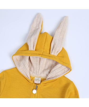 Kids Tales Newborn Baby Winter Rabbit Ear Hooded Romper - Size 6-9 Months, Color 04 - Buy Online on SooperMarket.com