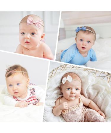 12-Piece Baby Hair Bands | Fashionable Frontal Ligaments & Accessories for Toddlers and Newborns - Buy Online on SooperMarket.com