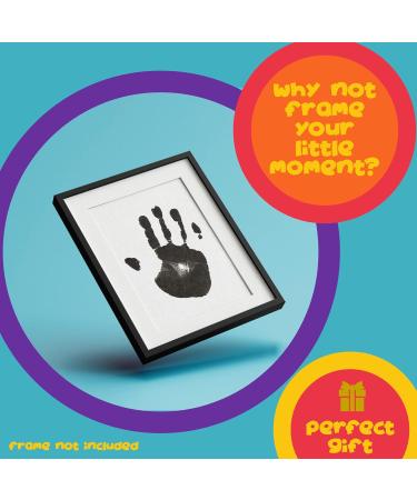 Baby Handprint & Footprint Kit - Safe Black Ink Pad for Baby's Hands and Feet - Lifetime Inkpad Guarantee - Buy Online on SooperMarket.com