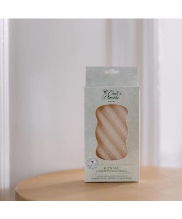 Lenn & Levia Konjac Body Care Sponge - White | Natural Cleanse & Exfoliate | Eco-Friendly Skincare - Buy Online on SooperMarket.com