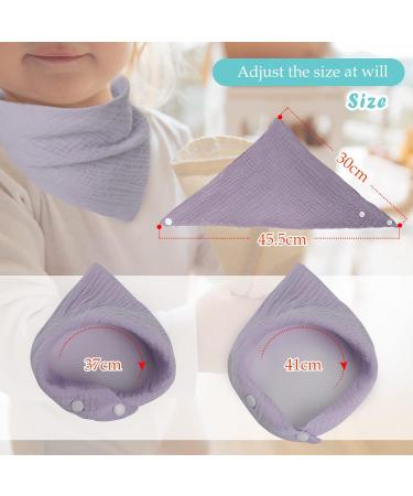 WD&CD 4-Piece Triangle Baby Dribble Bibs | Adjustable & Absorbent for Boys and Girls - Buy Online on SooperMarket.com