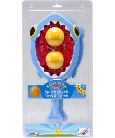 Melissa & Doug Sunny Patch Spark Shark Toss and Catch Game | 2 Balls Included - Buy Online on SooperMarket.com