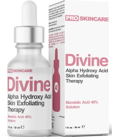 Mandelic Acid Peel 40% Intense Chemical Peel for Face - Mandelic Acid Treatment for Rosacea  Acne  Hyperpigmentation  Melasma  Alpha Hydroxy Acid Skin Peel  Skin Brightening Professional Facial Peel 1 Fl Oz (Pack of 1)