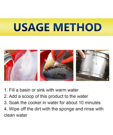 Protective Kitchen Cleaner Kitchen Powder Foam Degreaser Kitchen Oil Stains Grease Cleaning Powder for Heavy Oil Stain and Grease Removal Puchen - Buy Online on SooperMarket.com