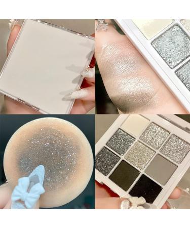 Smoky Eyeshadow Palette - 9 Cold Tone Shades | Long Lasting & Highly Pigmented - Buy Online on SooperMarket.com