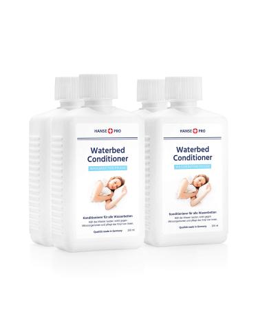 Hanseatic Pro Waterbed Conditioner 4 x 250 ml I water bed I conditions i care i cleaning i protection i conditioner i suitable for all water beds