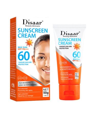 Sunscreen SPF 50 Face - Hyaluronic Acid Sunscreen SPF50+ PA++++ Daily Moisturizing Sunscreen With No White Cast