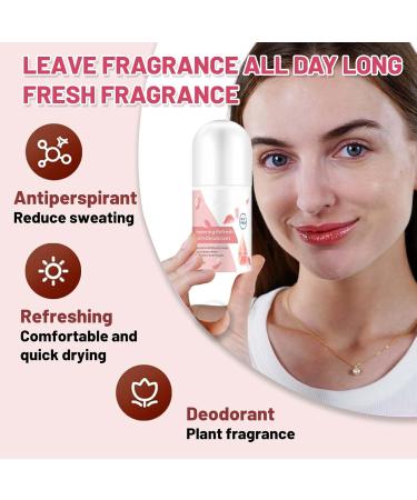 Natural Deodorant Roll On Rose & Vitamin C Ladies Deodorant Roll-On Effective Protection Soothing Refreshing Skin Barrier Repair Antiperspirant Women Anti Sweating Dew Deodorant Suitable For Women - Buy Online on SooperMarket.com