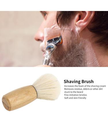 Men's Shaving Brush - Soft Hair & Ergonomic Wooden Handle for Home & Salon Facial Care - Buy Online on SooperMarket.com
