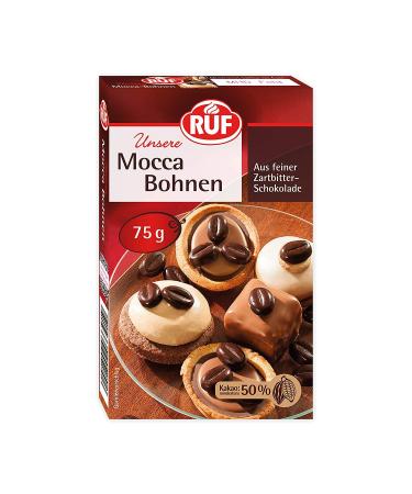 RUF Mocha Beans Coffee beans made from dark chocolate 1 x 75 g 75 g (1 pack) Mocha beans