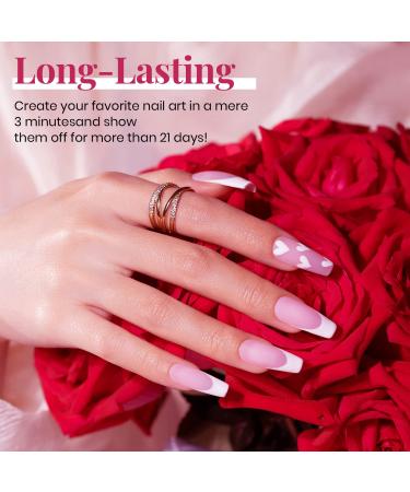 Beetles Gel Nail Polish Set - 6 Colors Sweetheart Candies Collection - Pink Glitter Gifts for Women - Soak Off Nail Gel Kit for Manicure - 0.25 Fl Oz (Pack of 6) - Buy Online on SooperMarket.com