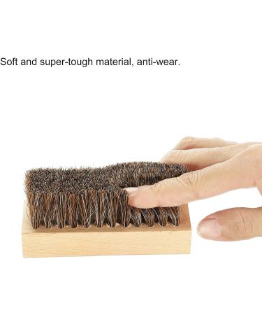 PATIKIL Horsehair Shoes Brush Square Handheld Polish Daubers for Leather Boots Cloth - Buy Online on SooperMarket.com