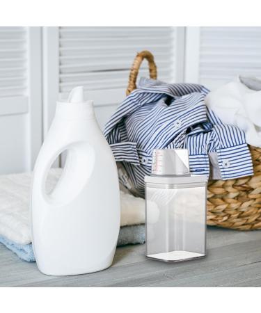 Laundry Detergent Dispenser Washing Powder Storage Detergent Container with Measuring Cup Laundry Powder Container Fabric Softener Box Detergent Dispenser for Bathrooms Toilets 1100ml - Buy Online on SooperMarket.com