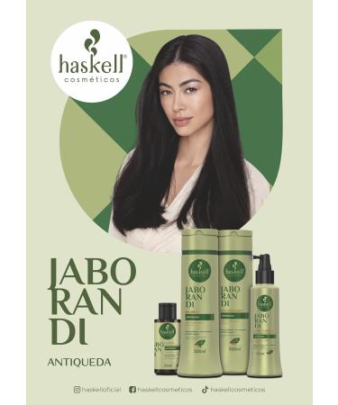 Haskell Jaborandi Shampoo with Carqueja & Vitamin A 300ml | Nourishing Hair Care | International Shipping - Buy Online on SooperMarket.com