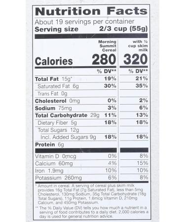 General Mills Morning Summit Maple Berry Cereal 38oz - Delicious and Nutritious Breakfast Option - Buy Online on SooperMarket.com