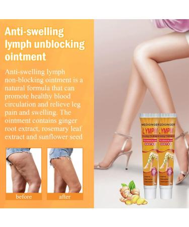 RGVai 5 PCS Mediginger Antiswelling Lymphunclog Ointment - Gingerlegs Anti Swelling Detoxing Ointment - Buy Online on SooperMarket.com