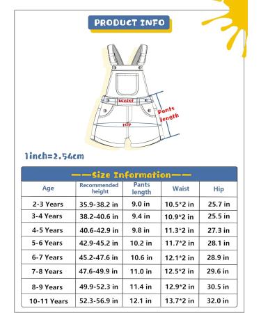 KidsCool Space Girls' Big Ripped Denim Shortalls 6-7 Years Blue-2034 - Buy Online on SooperMarket.com
