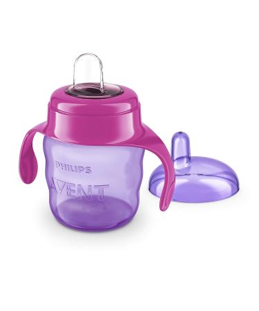 Philips Avent Auslauffl schchen Easy SIP - BPA-frei sp lmaschinenfest 200ml 6 Monate+ lila/rosa - SCF551/03 - Buy Online on SooperMarket.com