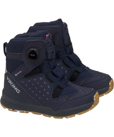 Viking Unisex Kids Espo Reflex Warm GTX Boa Ankle Boot - Wide Navy 31 EU | Perfect for International Shipping - Buy Online on SooperMarket.com