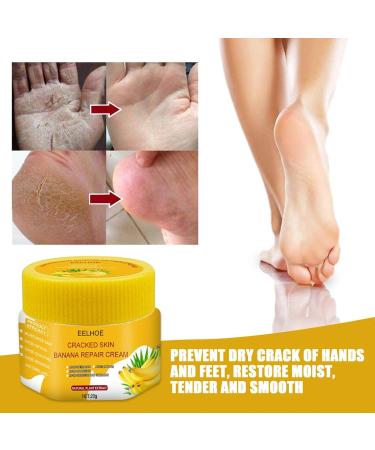 Foot Care Moisturizing Cream - Regenerating Formula for Cracked Feet - Fast Absorbing & Intensive Hydration - 1g Pack (Yellow) - Buy Online on SooperMarket.com