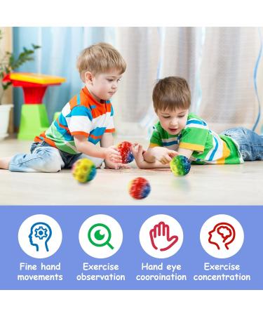 6PC Astro Jump Balls - High Jumping Rubber Balls for Kids | Mini Bouncing Toys | Perfect Party Gift - Buy Online on SooperMarket.com
