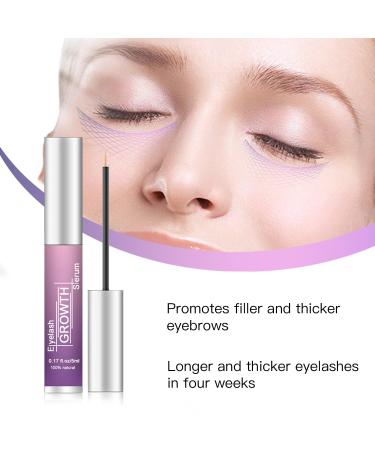 Buy Premium Eyelash Serum with Collagen & Oat Extract - Lash Boosting for Longer Thicker Lashes - 5ml - Buy Online on SooperMarket.com