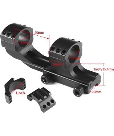 MIZUGIWA 1 Cantilever Flat Top Weaver Rifle Scope Mount - Forward Reach Dual Ring - Buy Online on SooperMarket.com